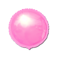 Rund folie ballon Pink 18" (u/helium)